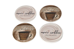 Coaster set / 10cm / Rreth / Porcelan / Ilustrim Kafe