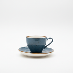 Filxhan Caji / 1 cope / 200ml / Porcelani / Blu - Gold
