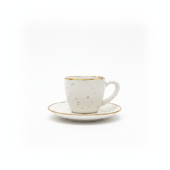 Filxhan Kafe / 1 cope / 80ml / Porcelani / Bardhe - Gold