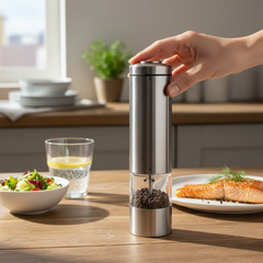 Blender Kripe me Rrotullim, Inoks & Qelq, Dizajn Cilindrik