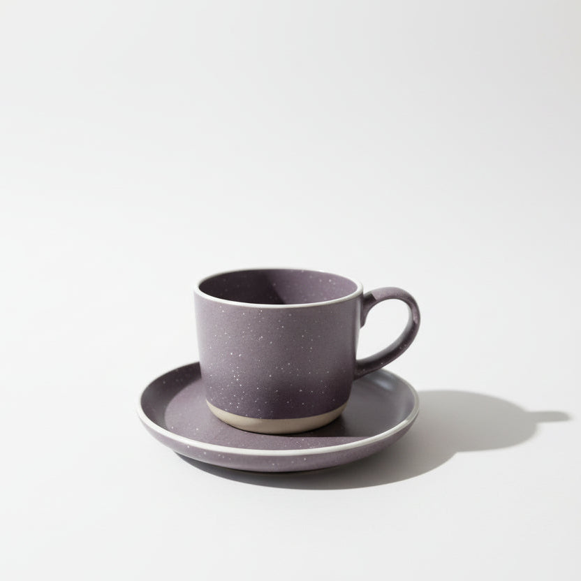 Filxhan Caji me Pjate / Set 6 cope / 220ml / Kafe / Qeramike