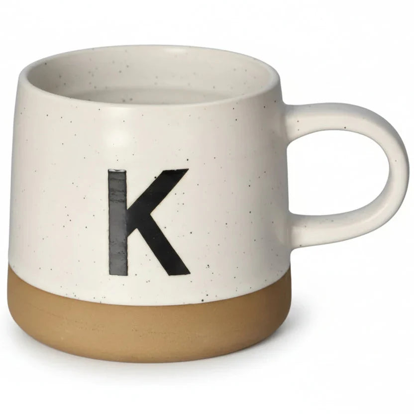 Filxhanë Kafeje prej Porcelani me Shkronjen K – 420 ml