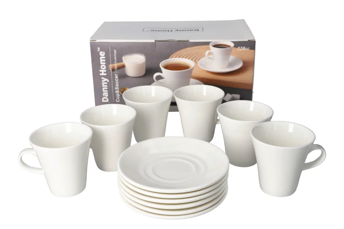 Filxhan Caji / Set 6 cope / 6x6.5x12cm / 220ml / Porcelan