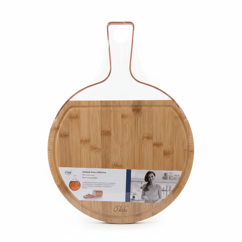 Derrase Prerese / Rreth 42cm / Bambu me Doreze Stainless Steel