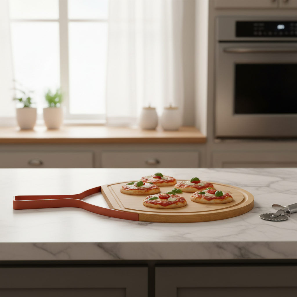 Derrase Prerese / Rreth 37cm / Bambu me Doreze Stainless Steel
