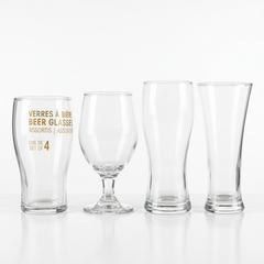 Danny Home Set me 4 Gotë Birre të Përziera, Qelq Transparent
