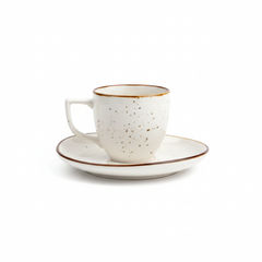 Filxhan Caji / 1 cope / 200ml / Porcelani / Bardhe - Gold