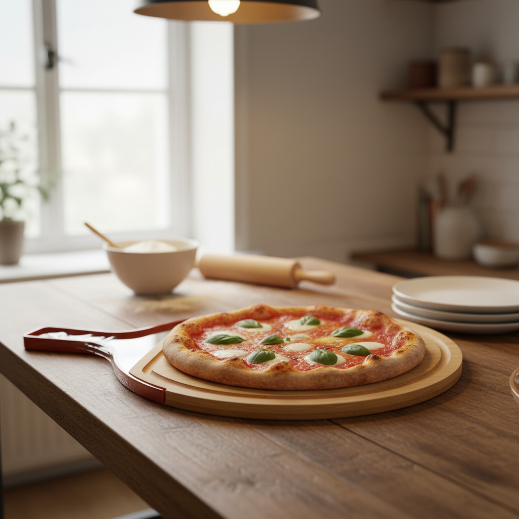 Derrase Prerese / Rreth 37cm / Bambu me Doreze Stainless Steel